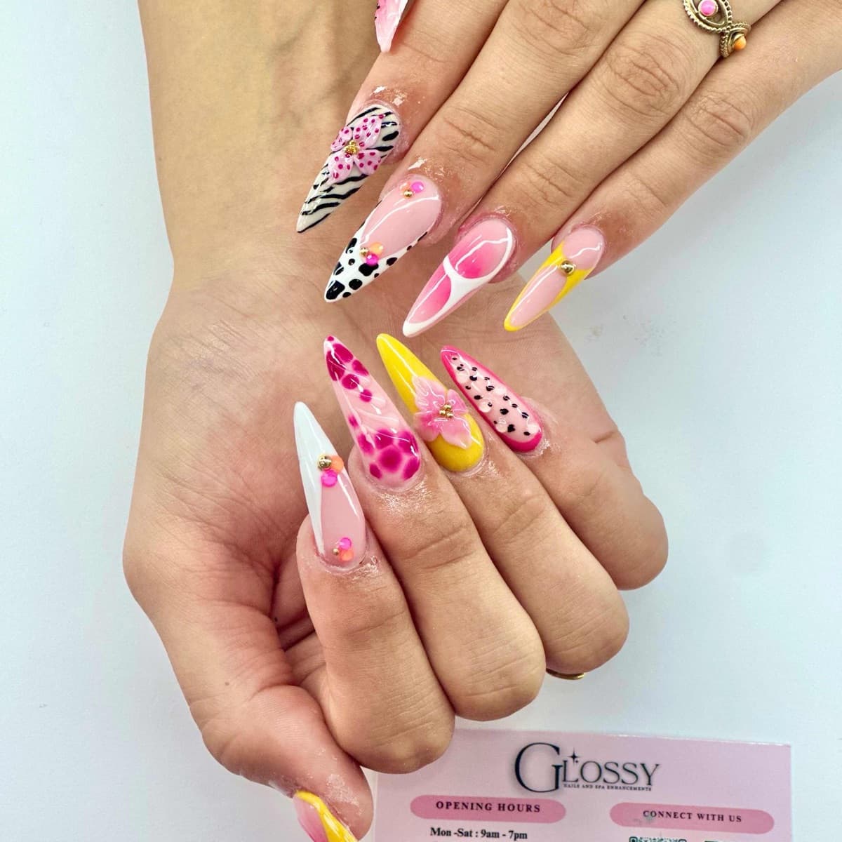 Glossy nails