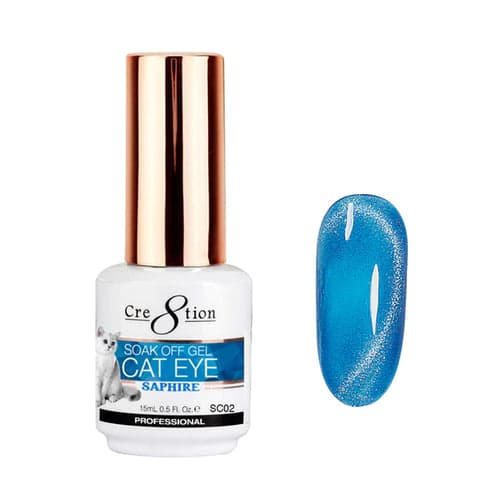 Cre8tion Saphire Cat Eye Gel 2