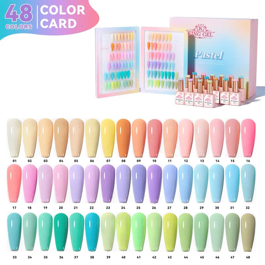 Gel Color Pastel Collection 1-48
