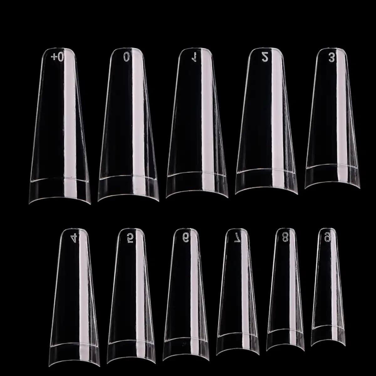 Coffin Nail Tips in bags - Regular Size - 500 pcs