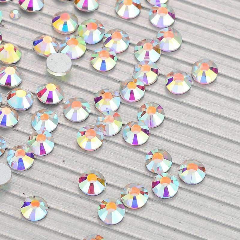 Rhinestone AB Rainbow color - 1,440 pcs - Size 6