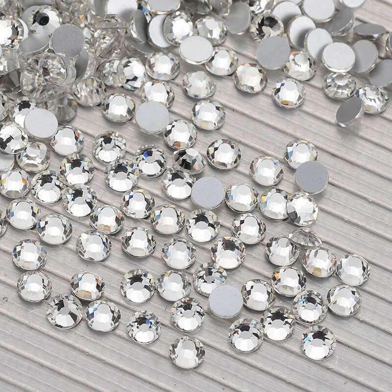 Rhinestone Clear - 1,440 pcs - Size 6