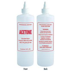 16 oz Twisted Top  ACETONE bottle