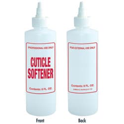 8 oz Twisted Top CUTICLE SOFTENER bottle