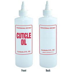 8 oz Twisted Top CUTICLE OIL bottle