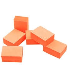 Mini Buffer - Orange White 80/100 - 24 pieces