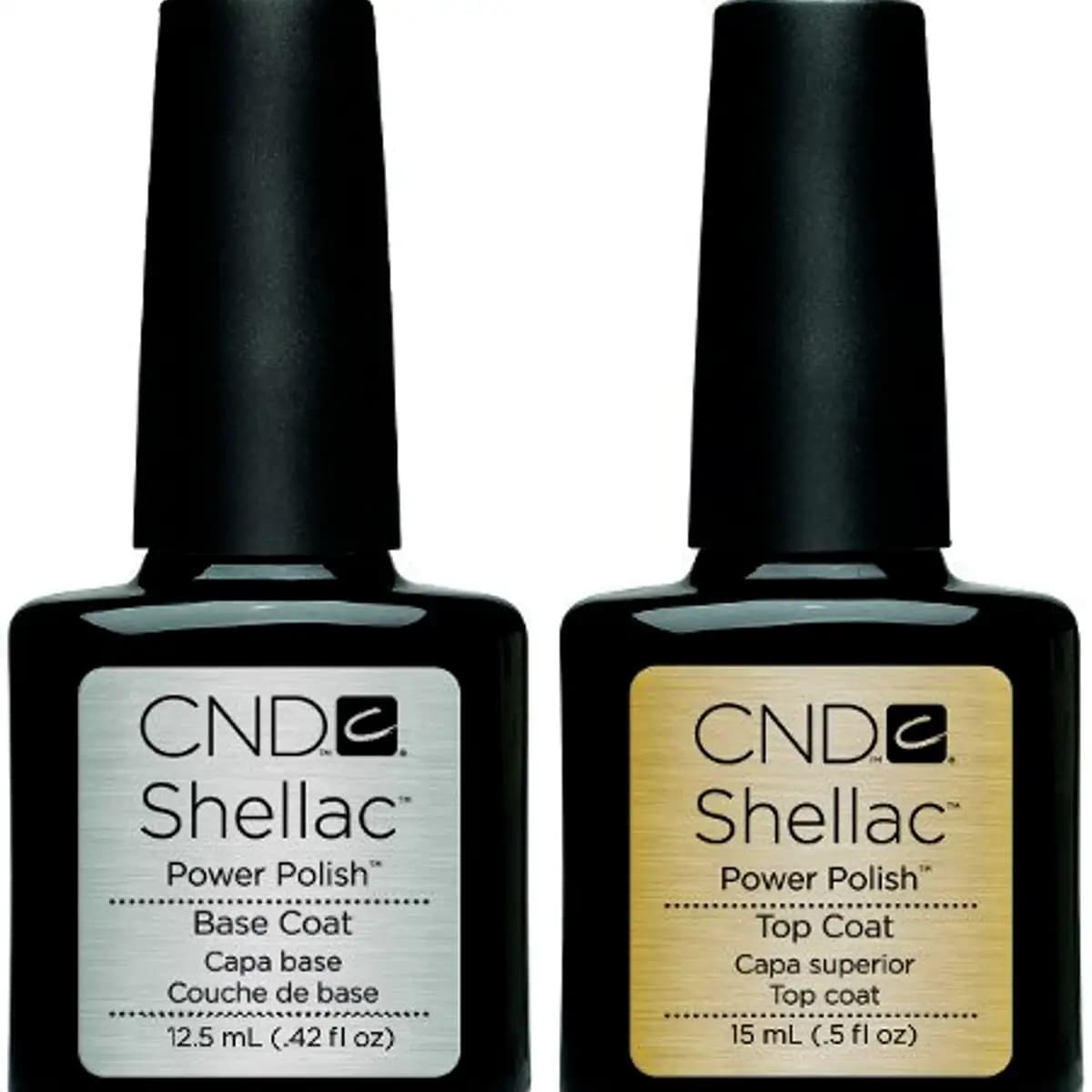 Cnd Shellac Basecoat & Topcoat Gel DUO 0.5 oz