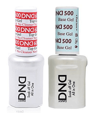 DND Basecoat & NO cleanse Topcoat Gel DUO 0.5 oz