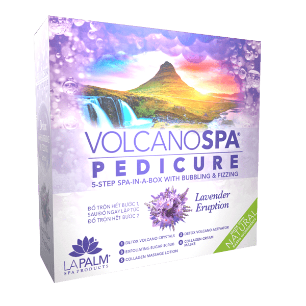 Volcano Spa Pedicure Luxury 5-in-1 Lavender - Box of 36 sets