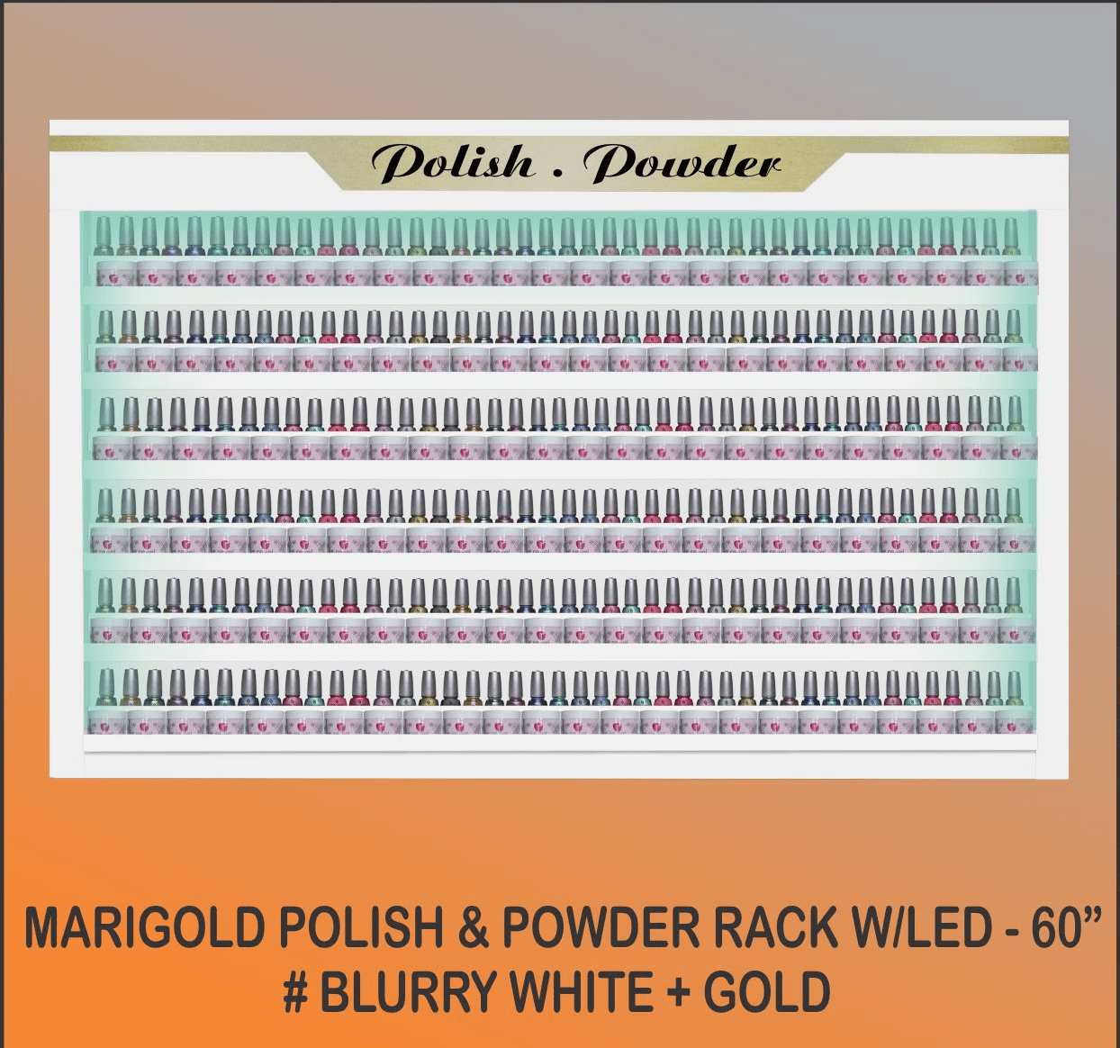 Marigold -  Polish and Powder Rack