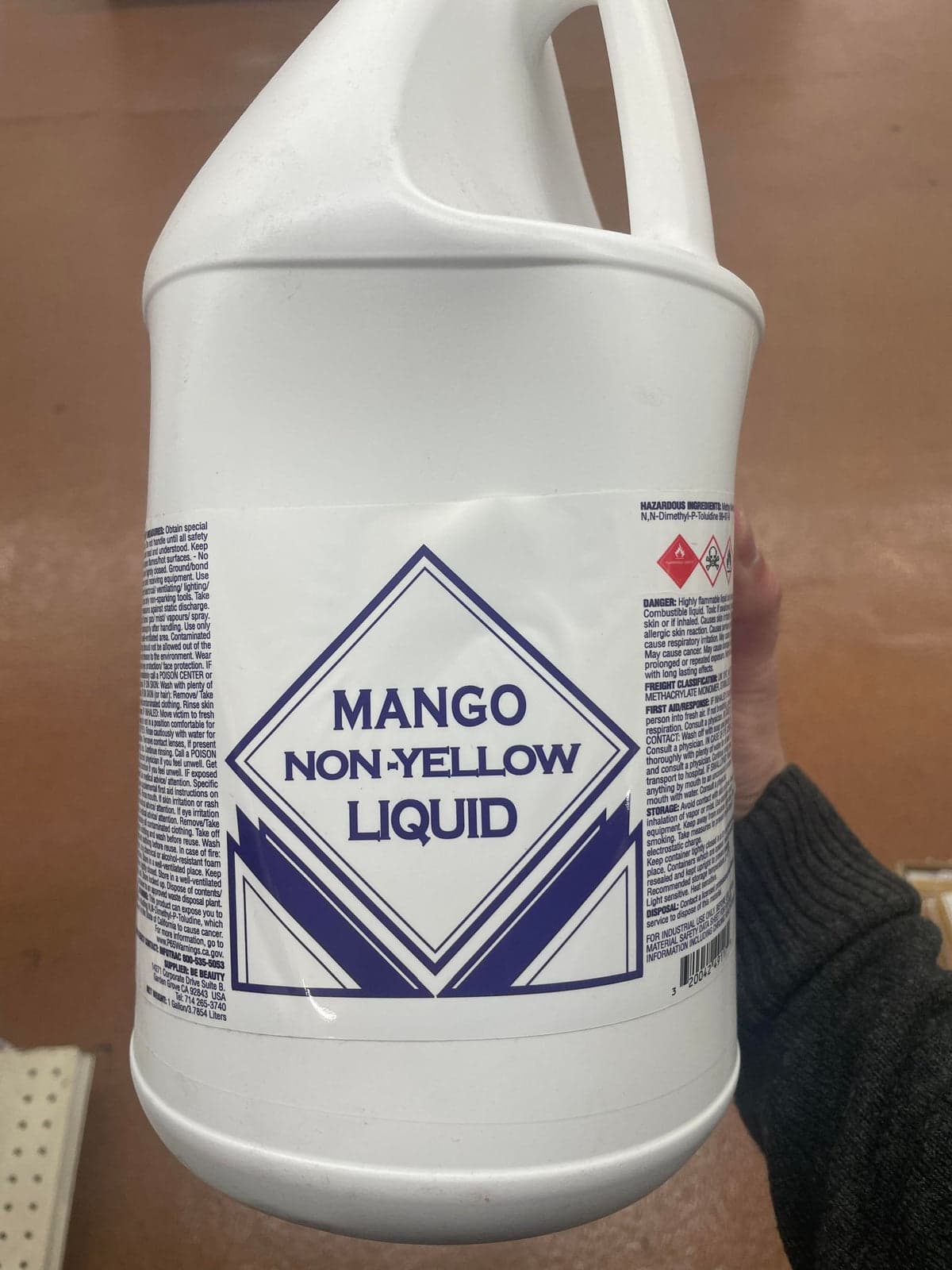 Bebeauty Non-Yellow Mango Liquid Gallon