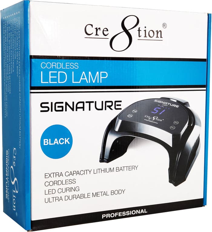 Cre8tion Signature Cordless LED Lamp - Black