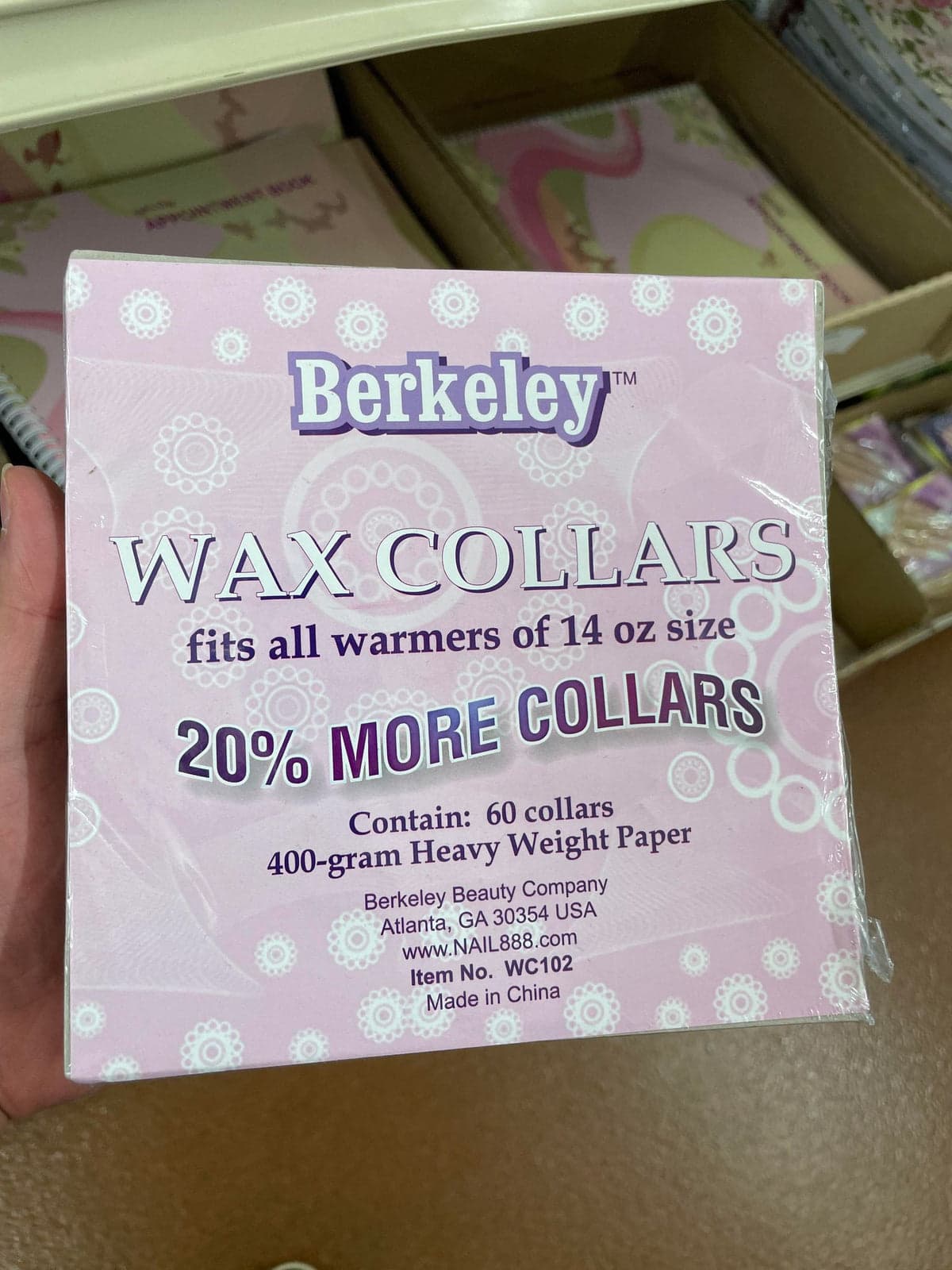 Square Wax Collars (60 collars)