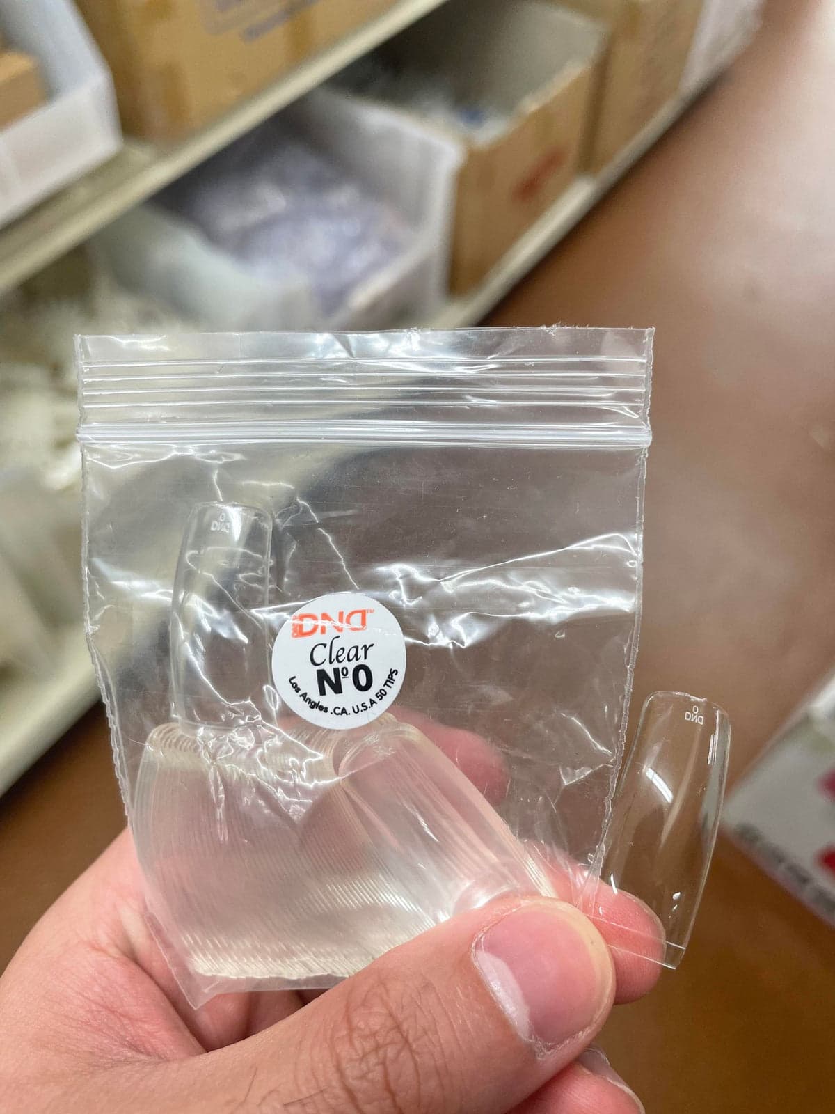 DND Nail Clear Tip - 1 bag