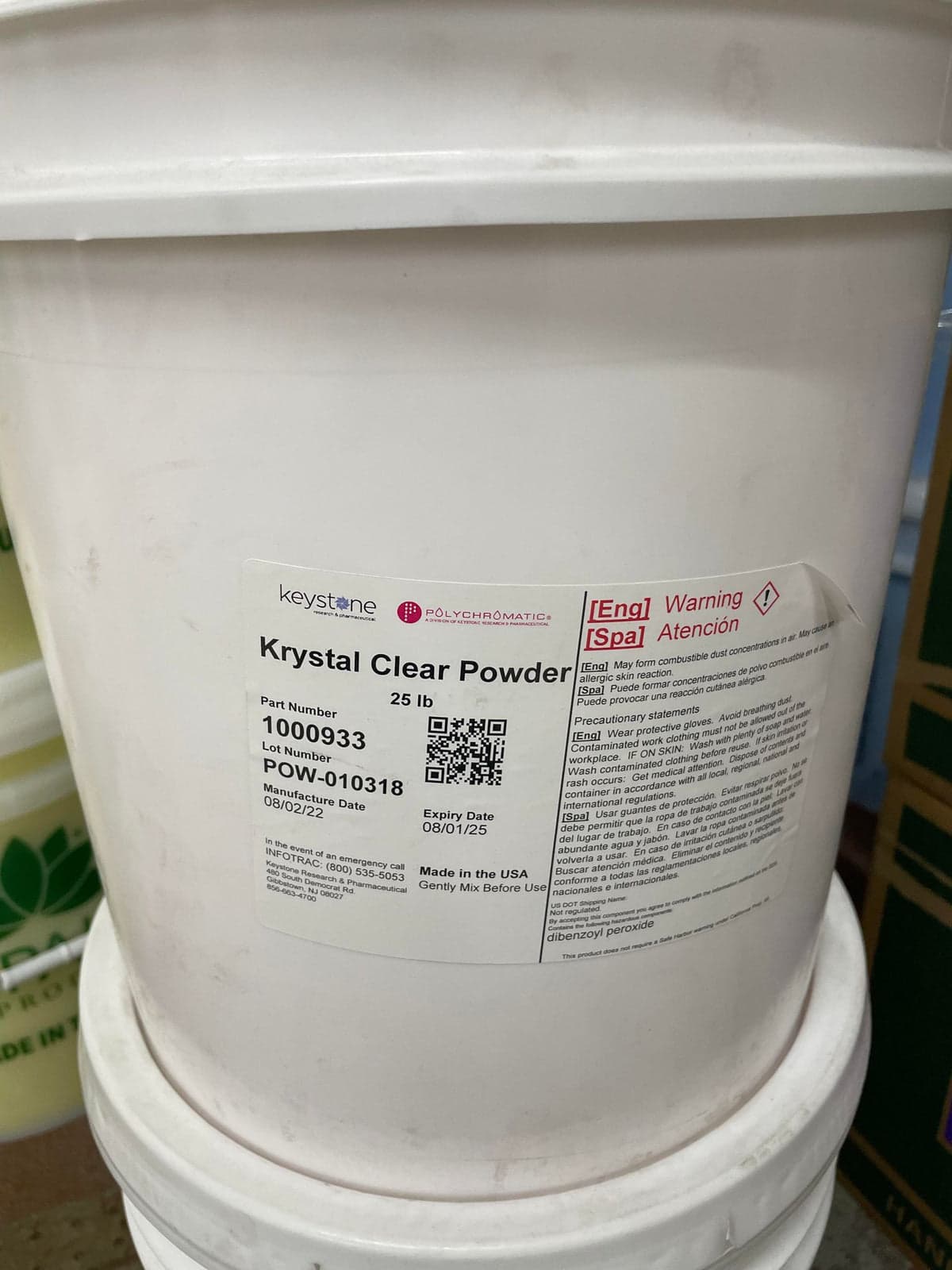 KeyStone Krystal Clear Powder 25 lbs