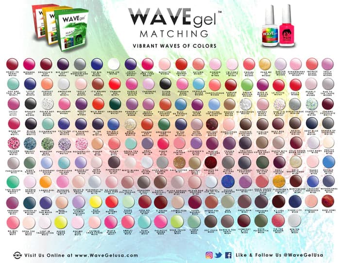 Wavegel Dip COLLECTION - 50 - 226 COLORS (177 colors)