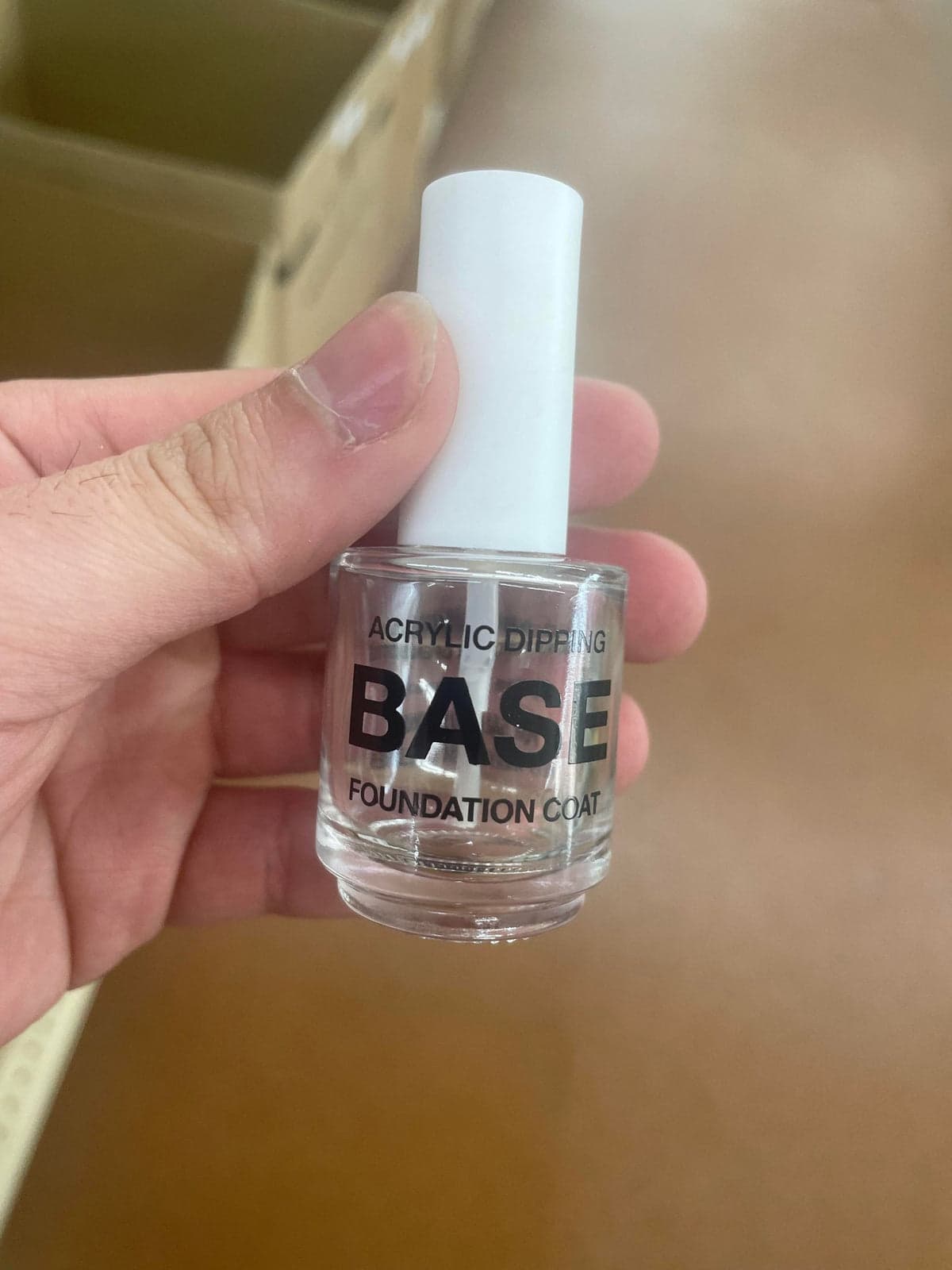 Acrylic Dipping Base Foundation Glass  (5 bottles)