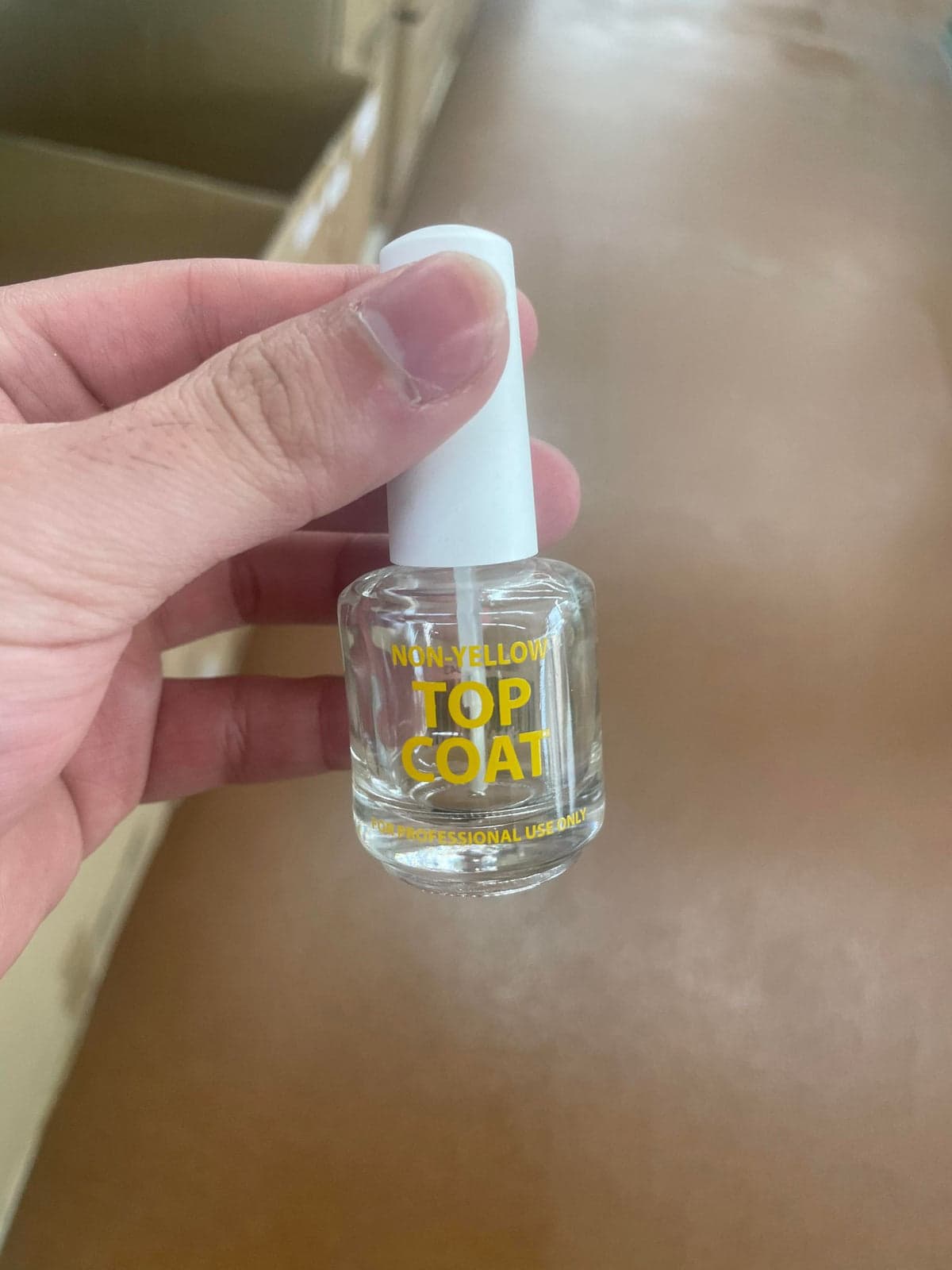 Regular Top Coat Glass empty bottle  (5 bottles)