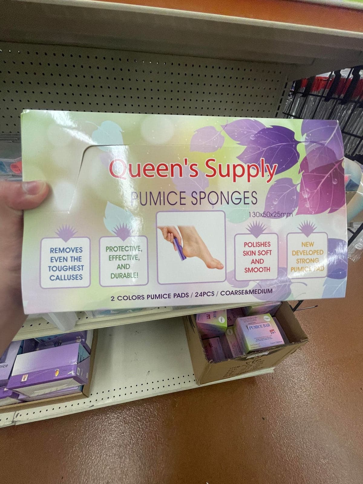 Queen Supply 2 colors Pumice Bar 1 box / 24 pcs