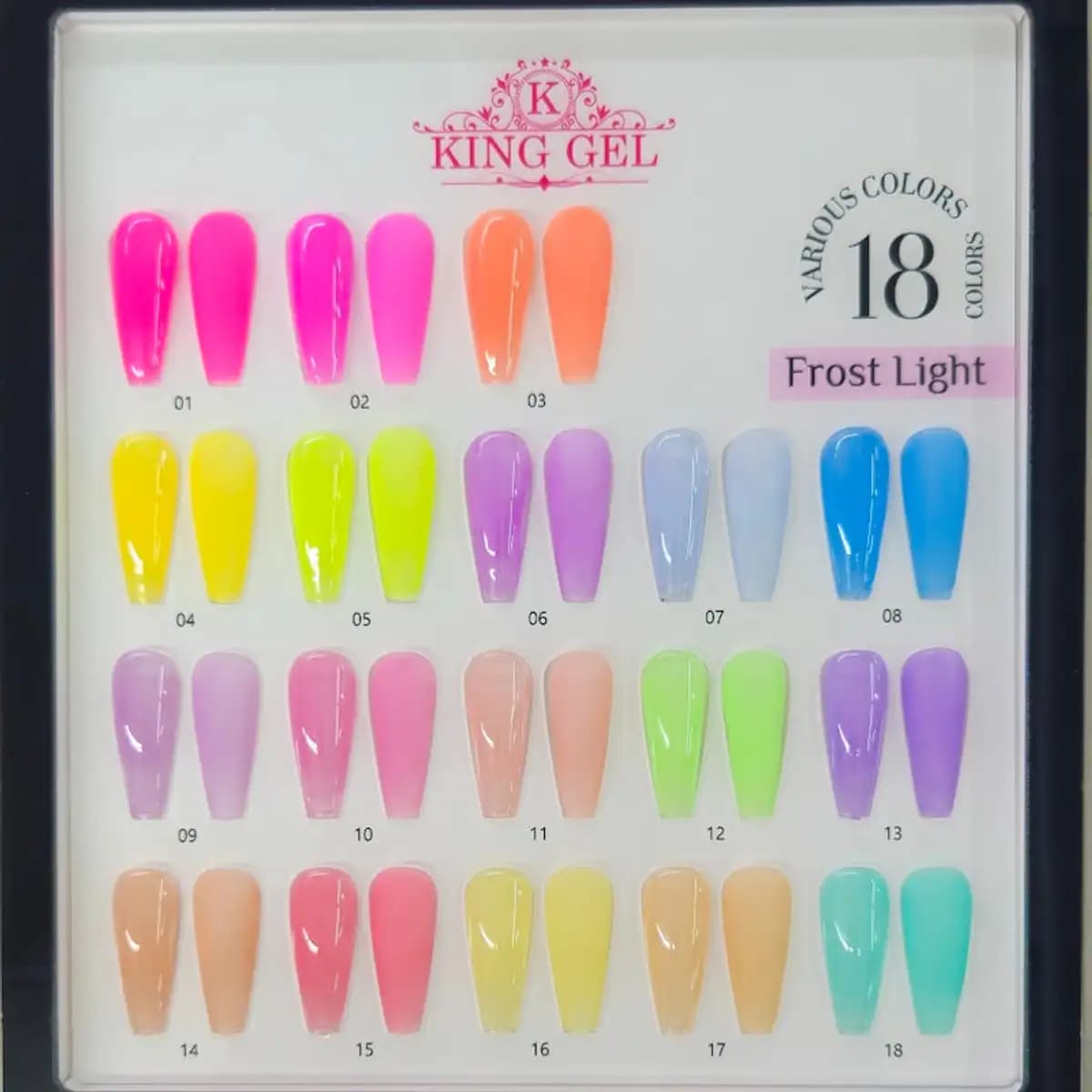 18 Colors Frost Light Collection