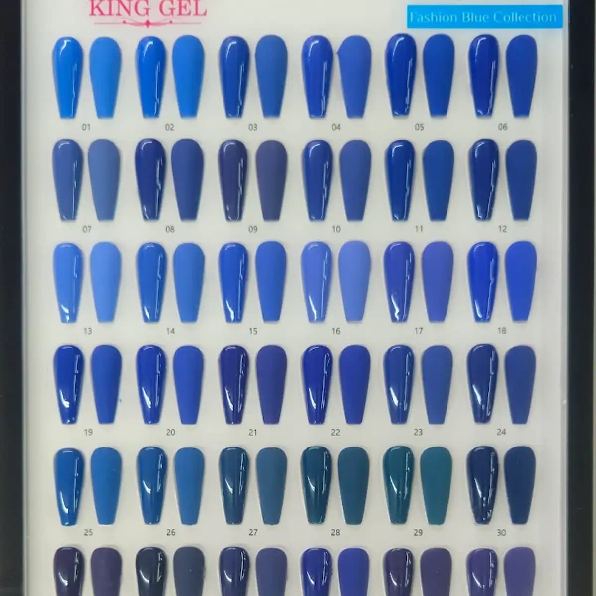 36 Colors Fashion Blue Gel Collection