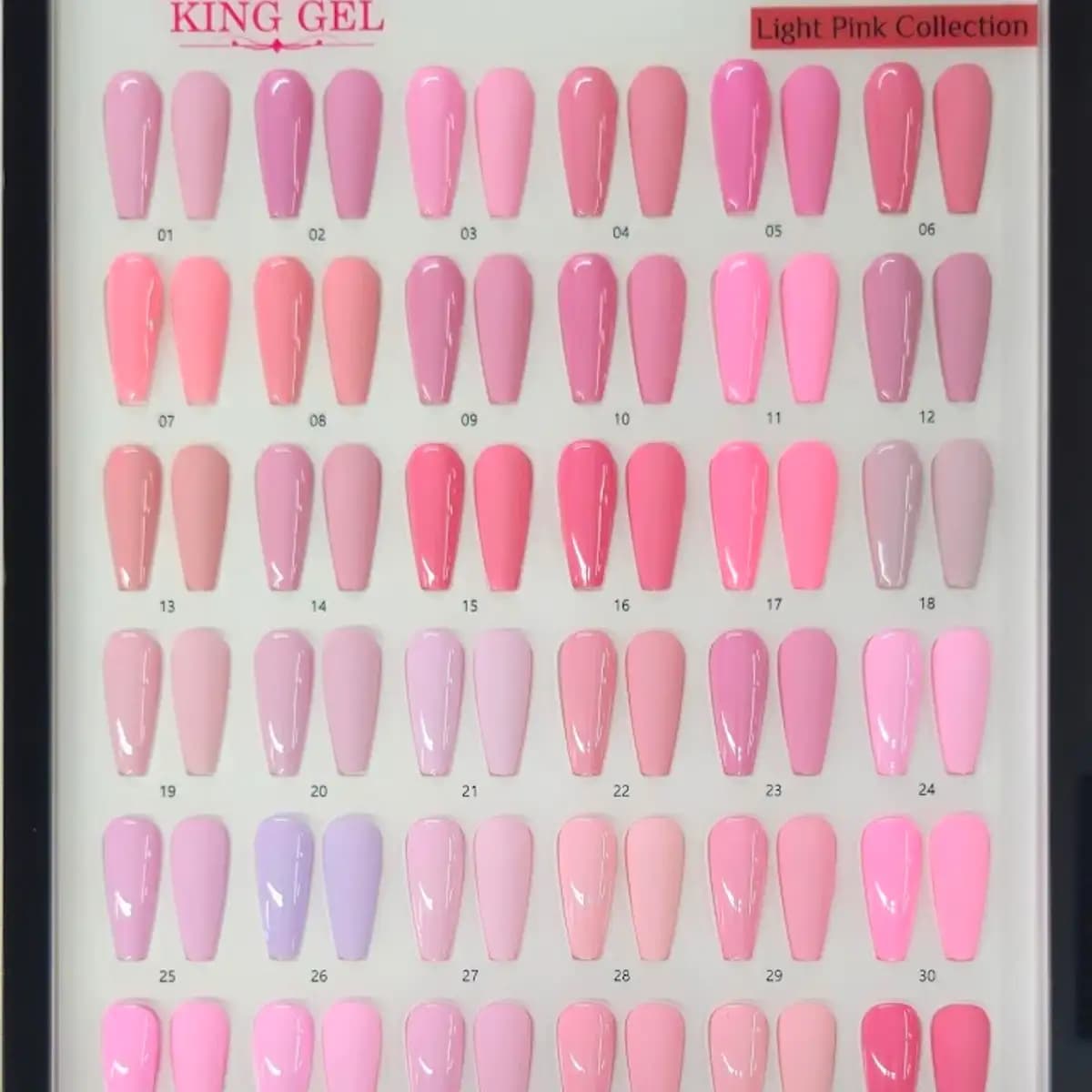 36 Colors Light Pink Gel Collection