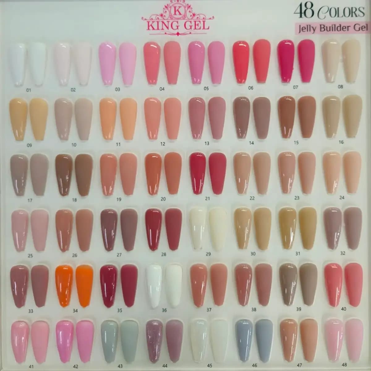 48 colors Jelly Builder Gel Collection