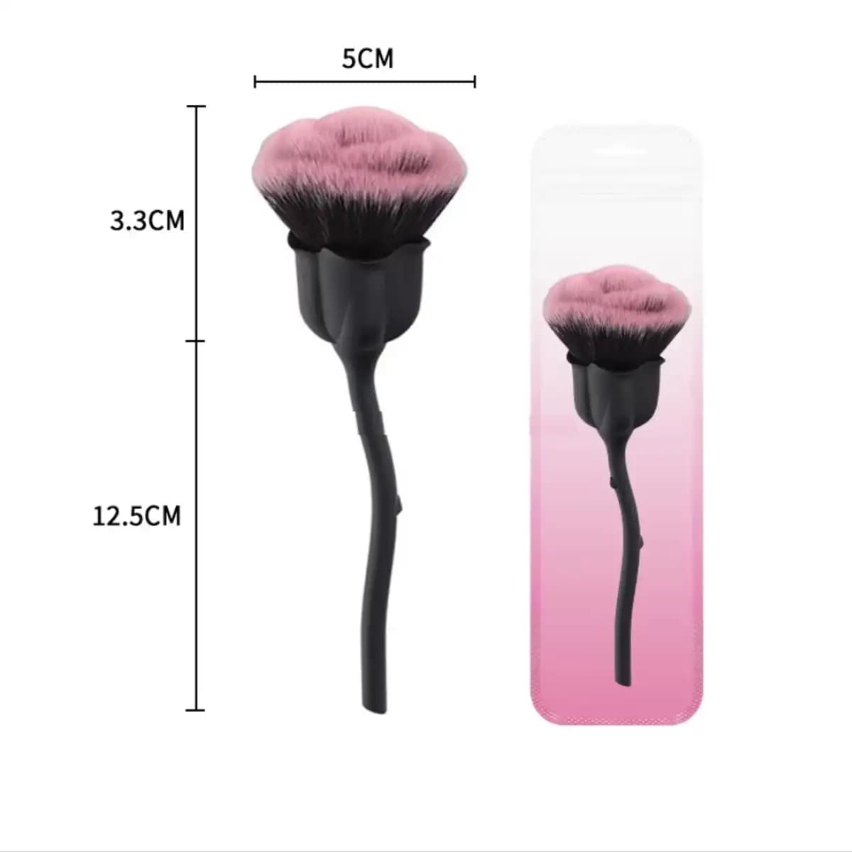 Nail Dust Brush Rose shape