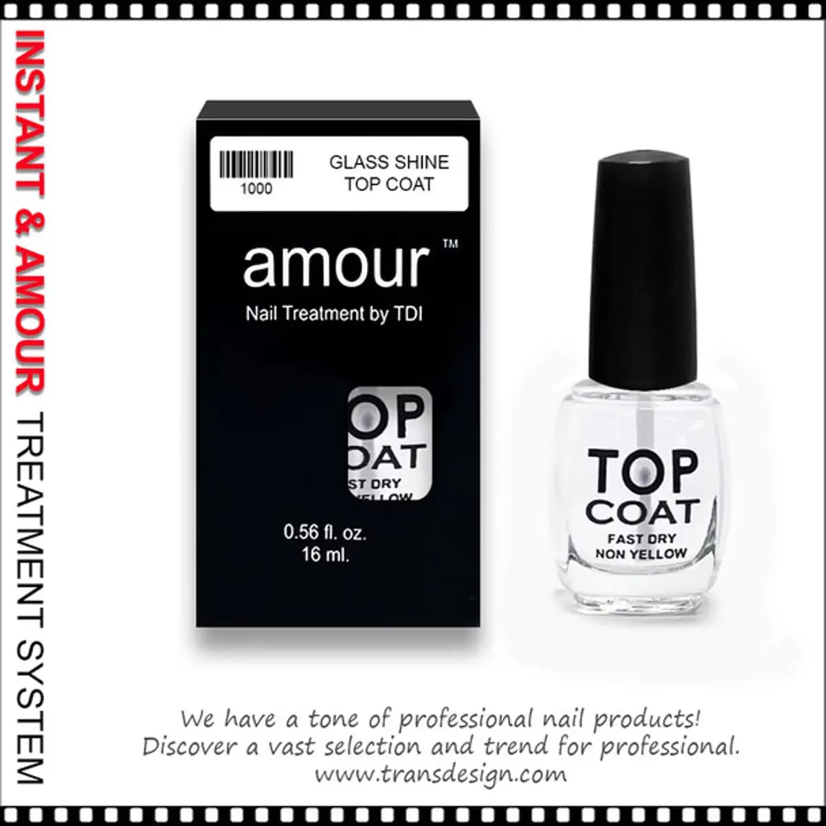 AMOUR Glass Shine Top Coat