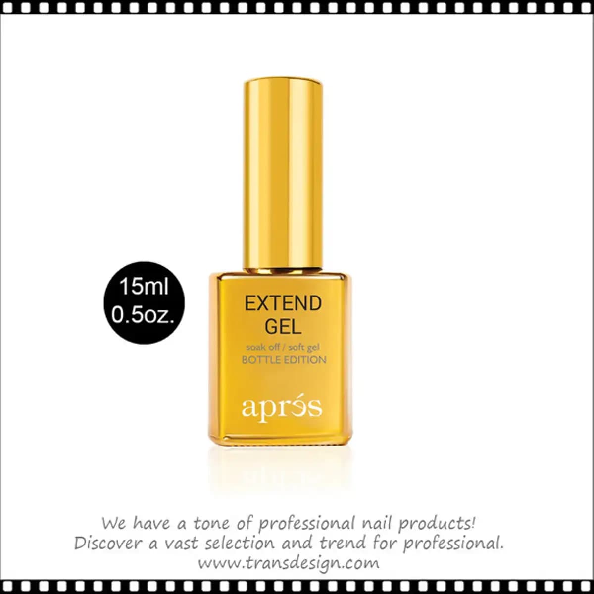 APRES EXTEND GEL IN GOLD BOTTLE EDITION