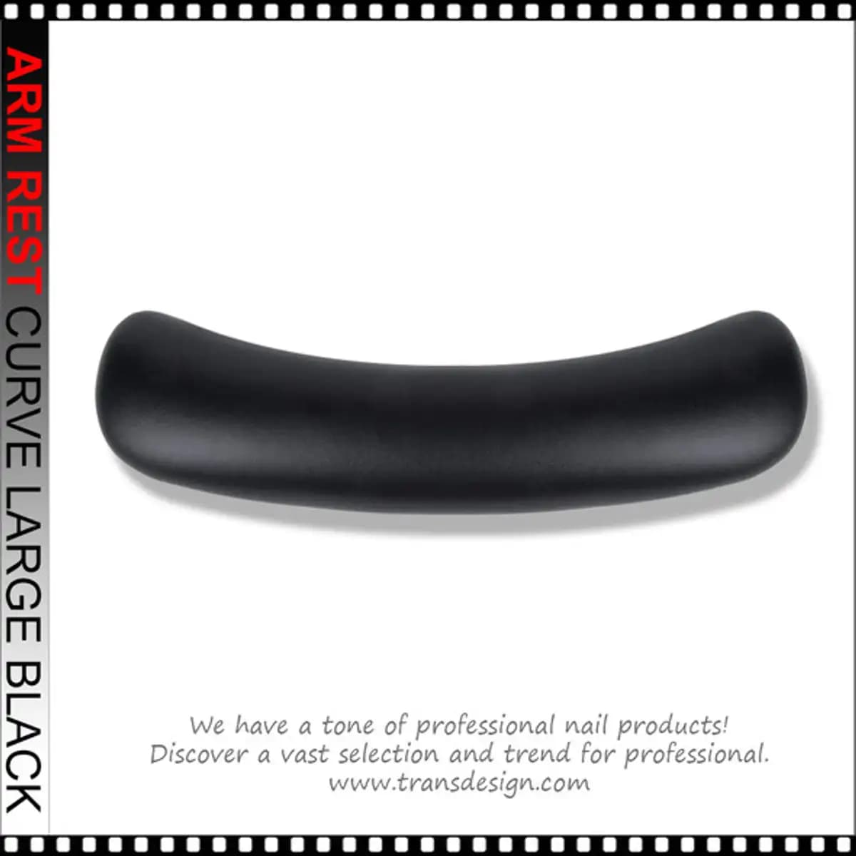 ARMREST Curve Large Black, 21" Length