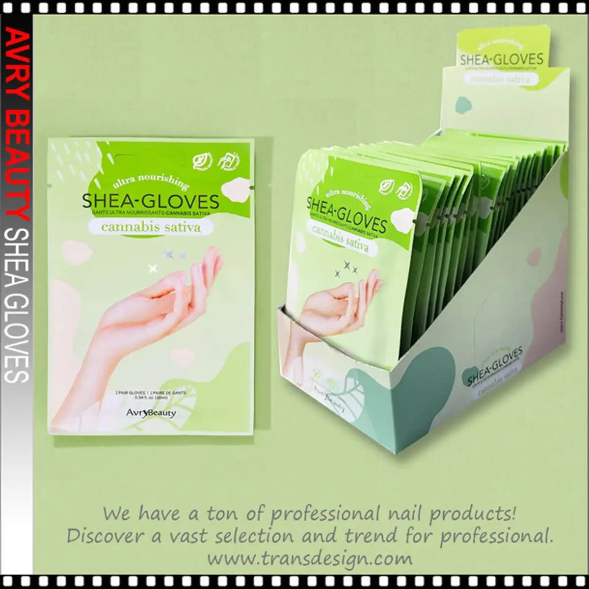 AVRY BEAUTY 25PCS SHEA GLOVES