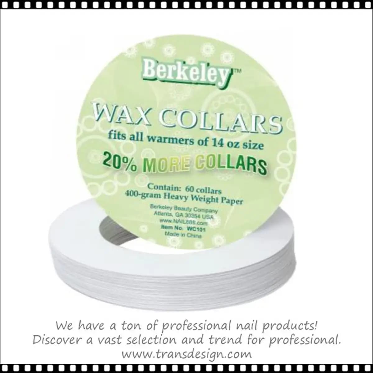 BERKELEY Wax Collars | Round 60/Pack