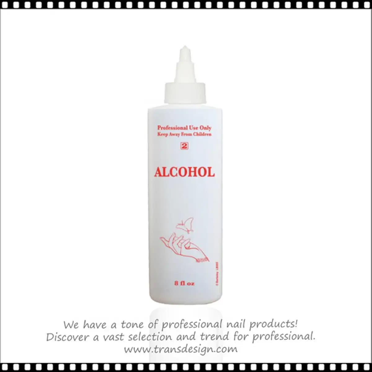 Bottle Imprinted 'ALCOHOL' - 120/Box