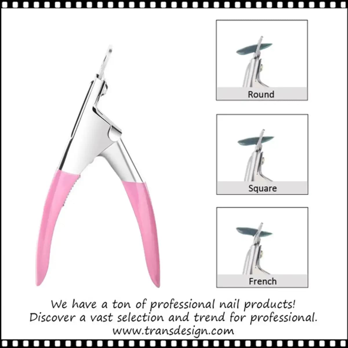 BERKELEY Edge Cutter Stainless Steel Pink, Length 5"
