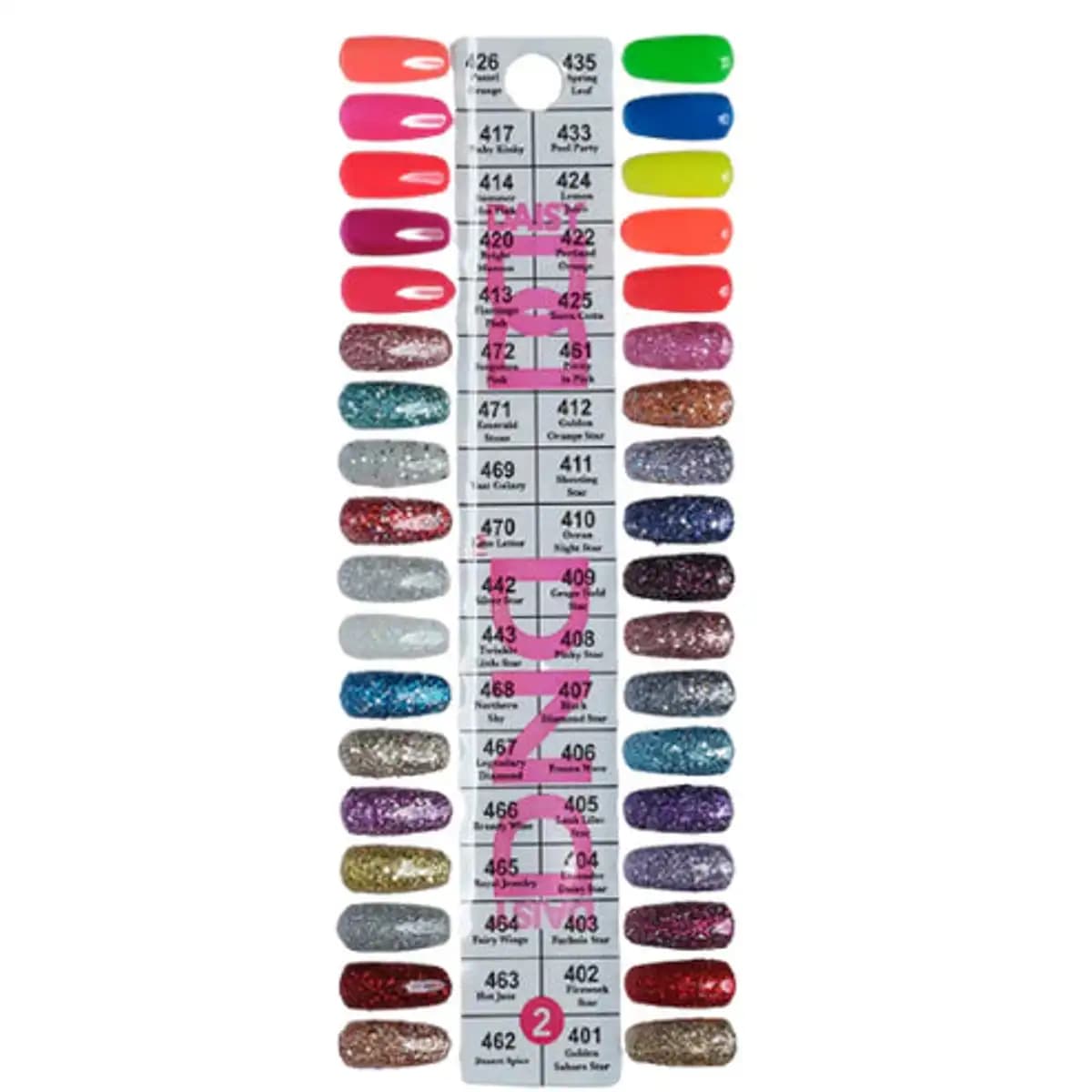 DND Collection 2 (Gel & Lacquer)- 36 Colors. Free 2 sample charts