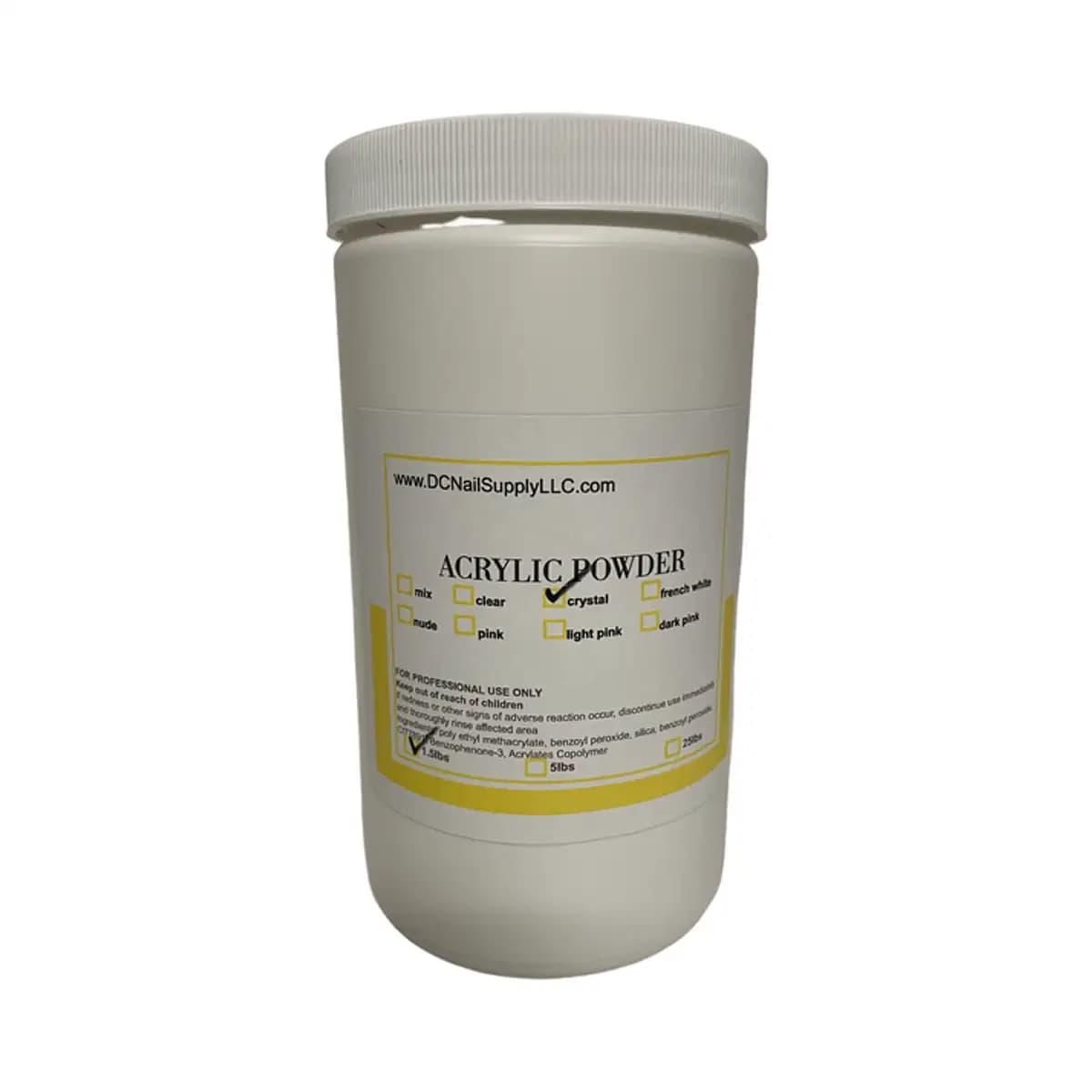Acrylic Powder- CRYSTAL CLEAR