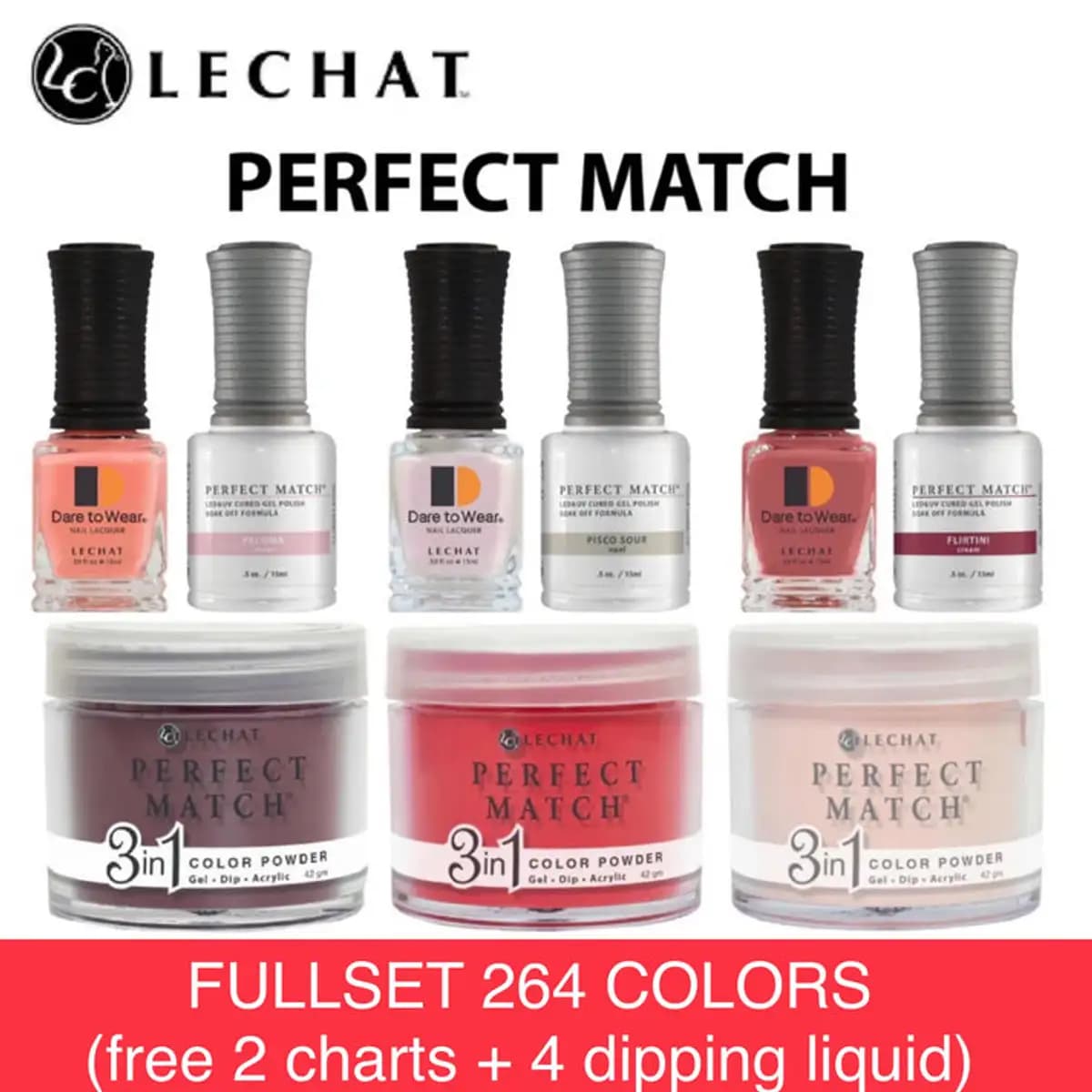 Perfect Match Lechat FULLSET 4in1 264 COLORS