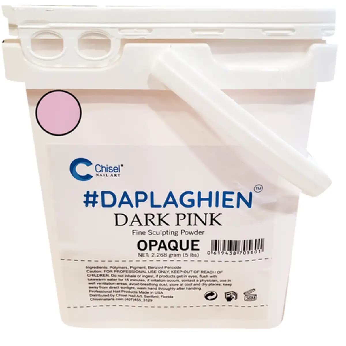Chisel ACRYLIC POWDER 5 lbs - Dark Pink