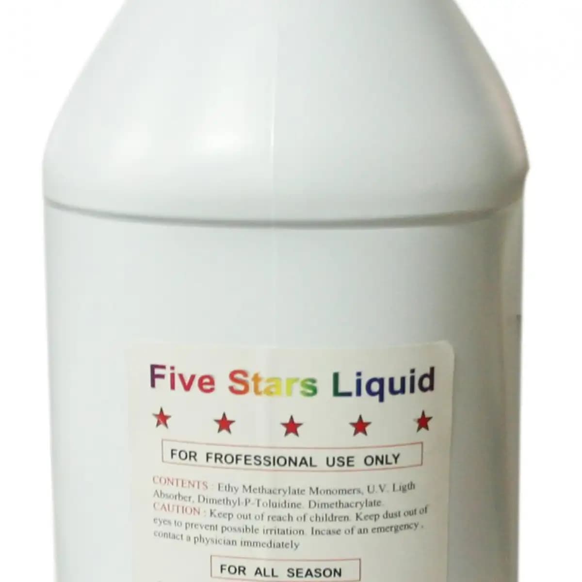 Five Stars Acrylic Liquid 128 oz