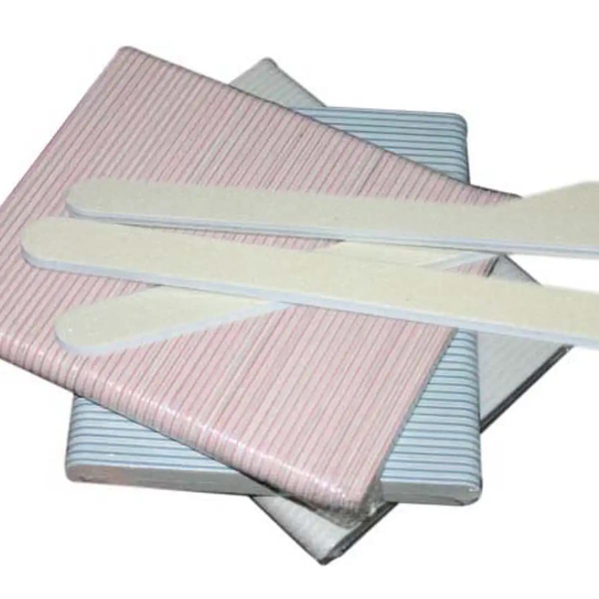 Regular Nail File - NC White - 100/100 - 50ct/bag (5 pack)