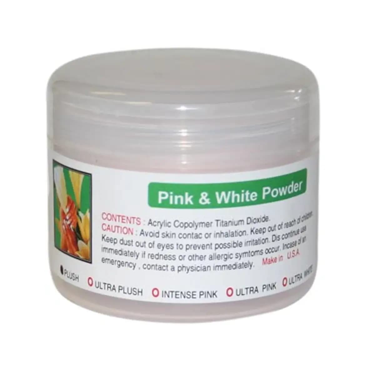 Pink & White Powder - Natural - 3 oz