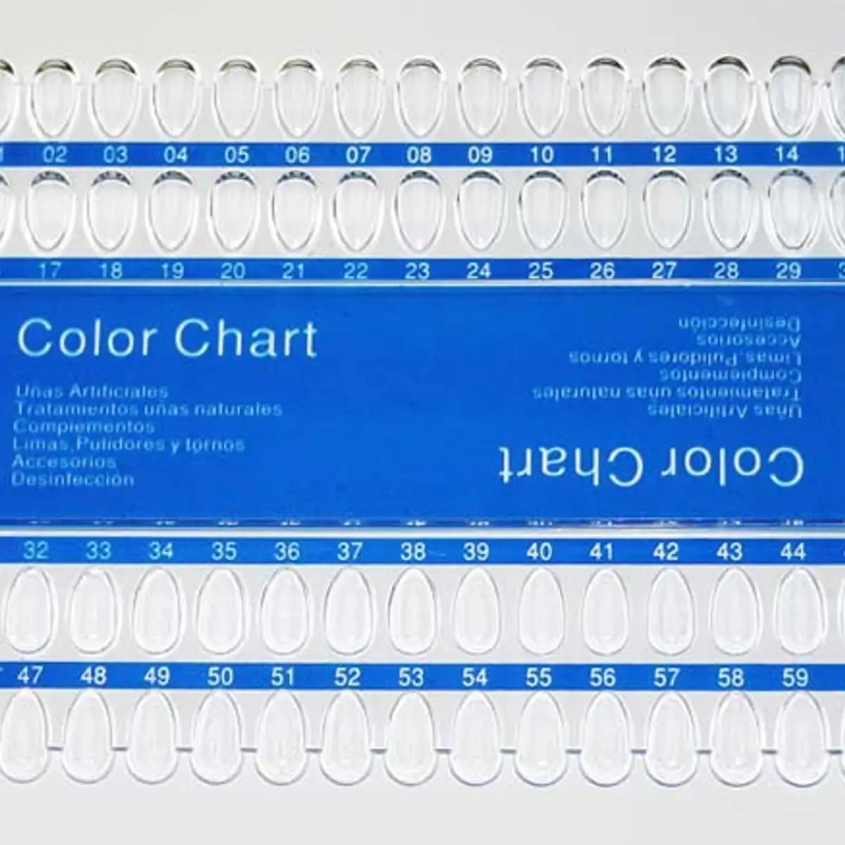 Color Chart - 60 Colors