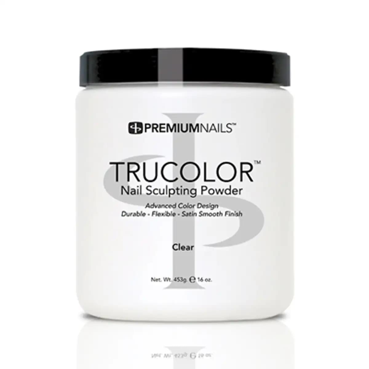 Premium Nails Sculpting Powder - Clear - 16 oz