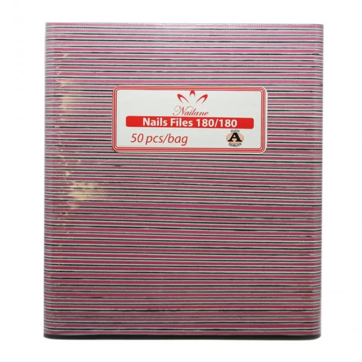 Regular Nail File - NC Black - 180/180 - Set of 5 bags 