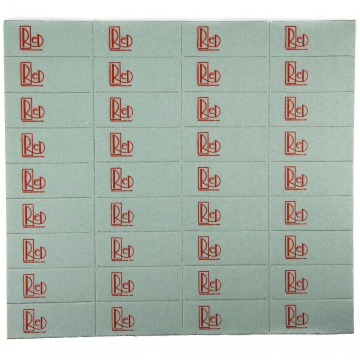 Red Nail Design Shiny Buffer (Sheet 36 pcs)