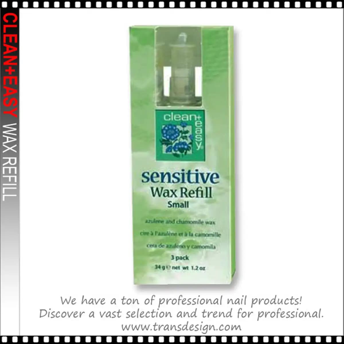 Sensitive Wax Refill Small 3/Pack