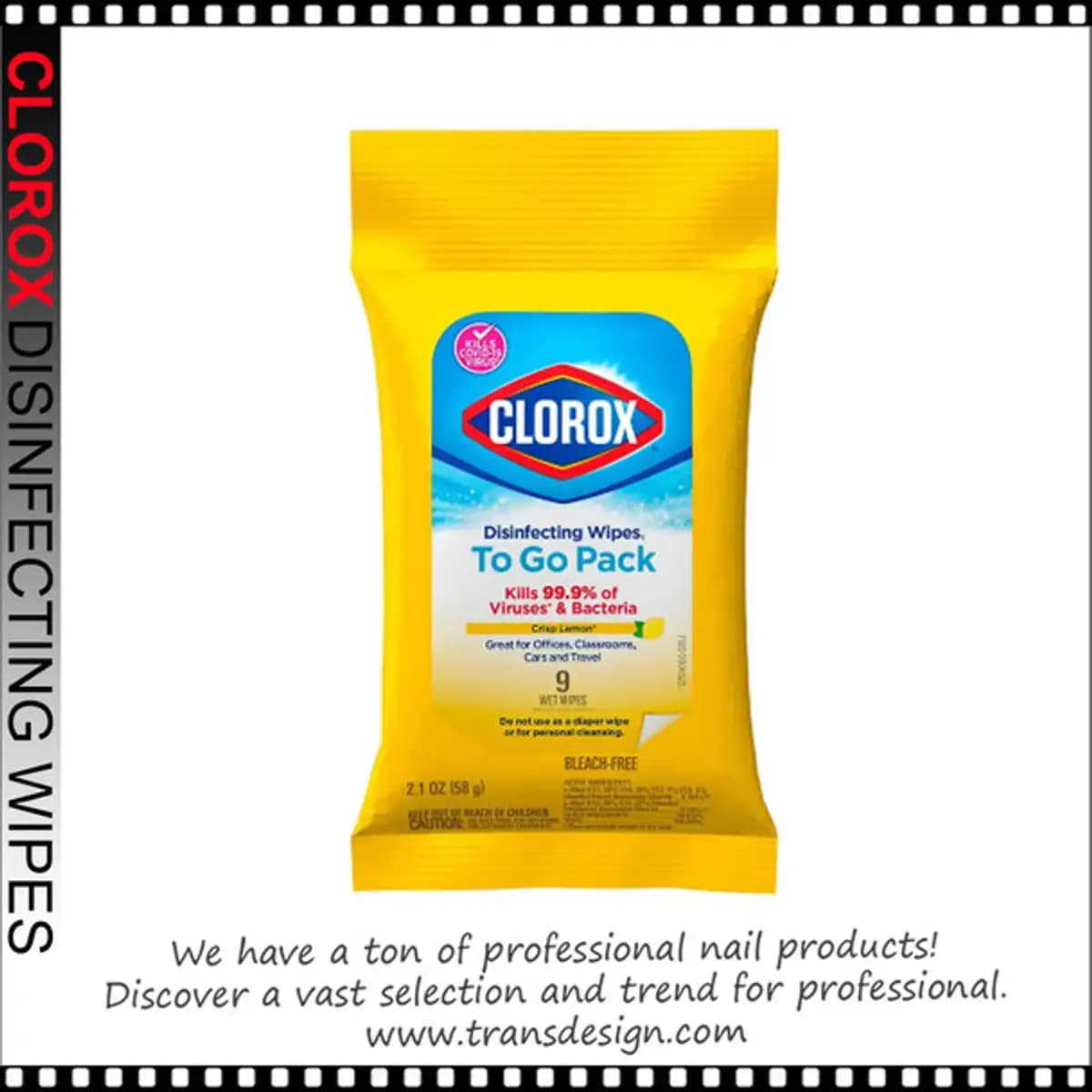 CLOROX Disinfecting Wipes 9/Pack