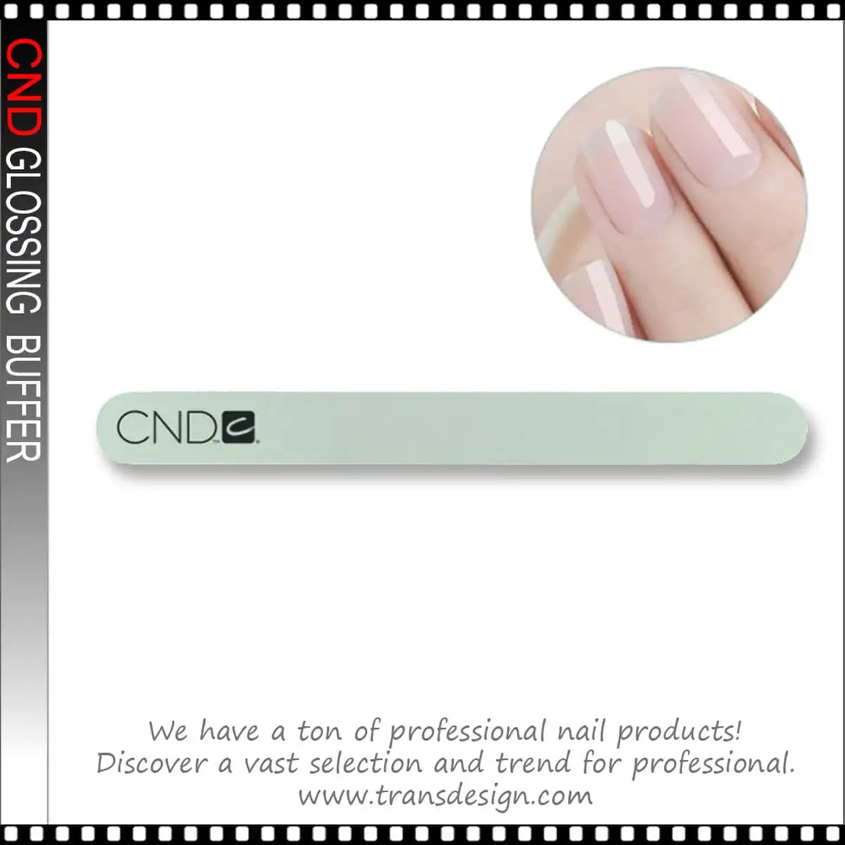 CND - Glossing Buffer 4000 Grit 4/Pack