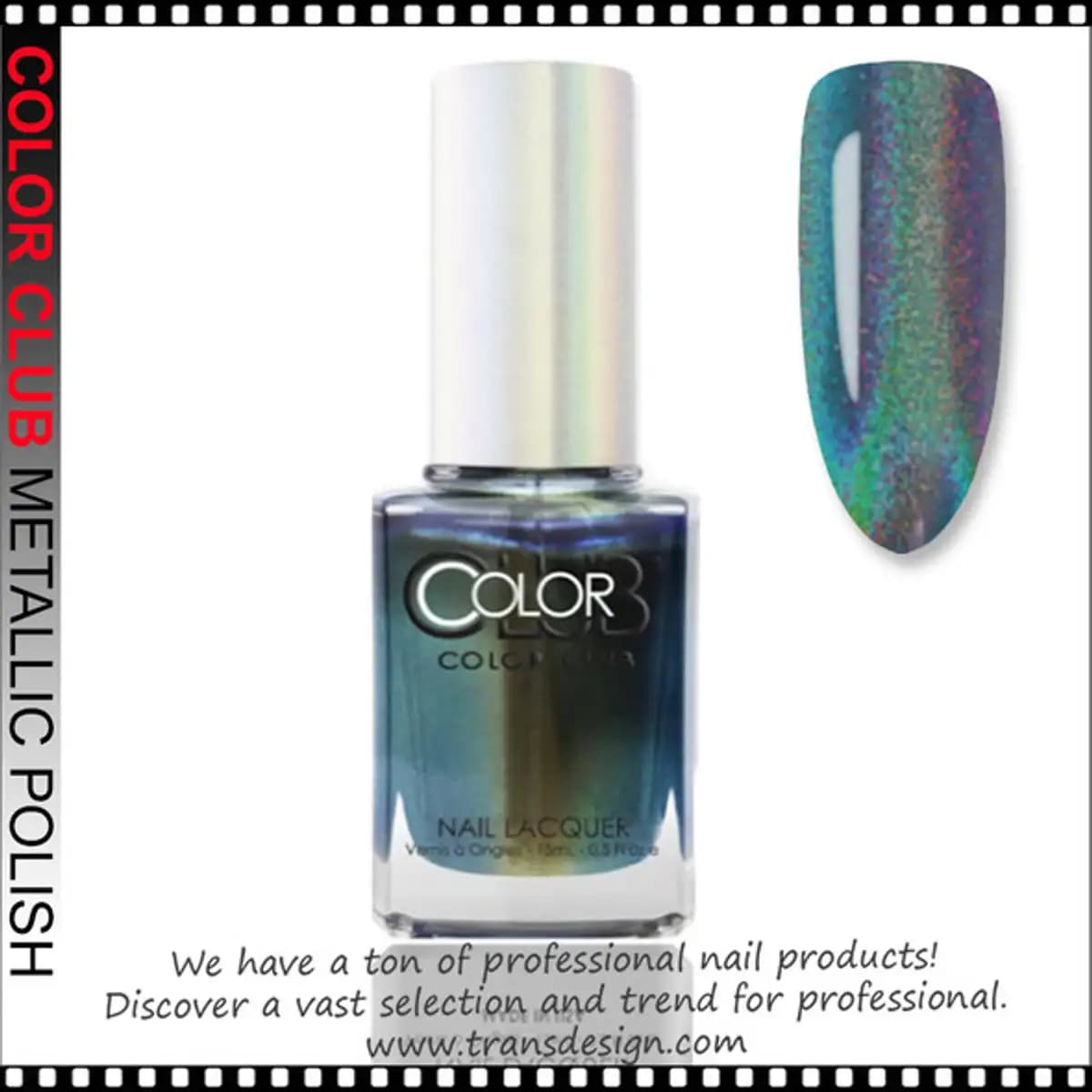 COLOR CLUB Metallic Nail Lacquer 0.5oz